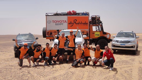 “رحالة” يحصد اللقب فى رالى الجونة للسيارات 2017