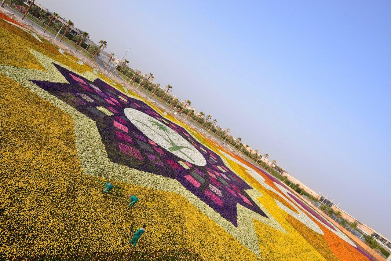 السعودية تتزين لانطلاق مهرجان الزهور والحدائق الثلاثاء المقبل