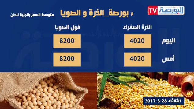 البورصةTV.. نشرة أسعار السلع اليوم 28 مارس