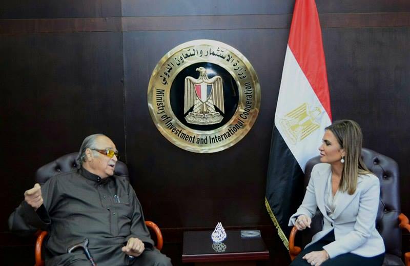 سحر نصر تبحث مع الشيخ صالح كامل زيادة استثماراته فى مصر