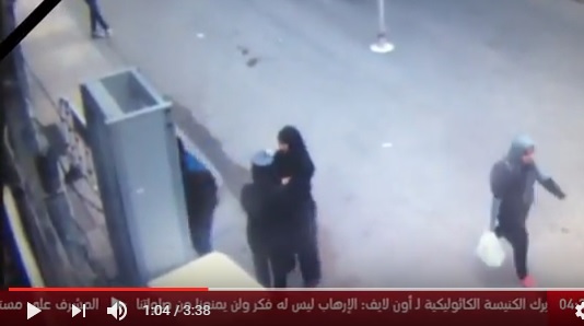 فيديو تفجير الكنيسة المرقسية