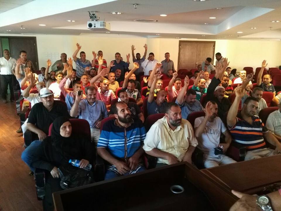 بالصور – اضراب أعضاء شعبة المخابز بدمياط