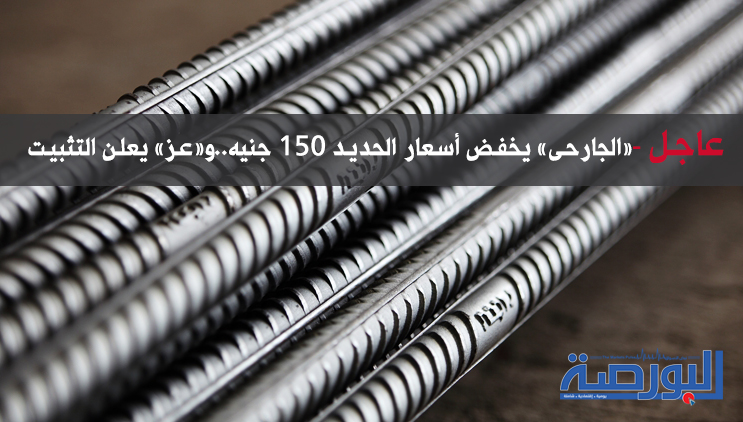 «الجارحى» يخفض أسعار الحديد 150 جنيهاً.. و«عز» يعلن التثبيت