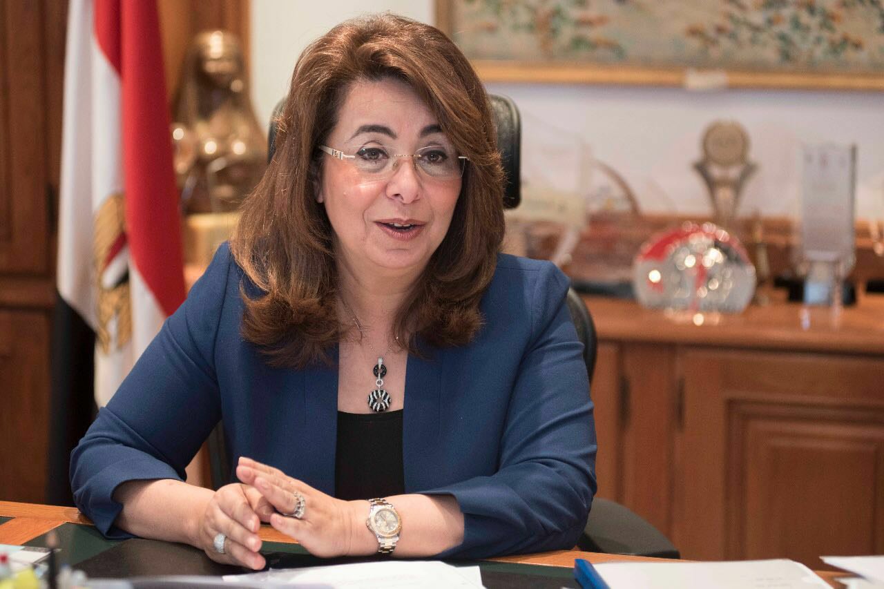 غادة والى - وزيرة التضامن الاجتماعى