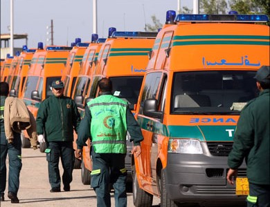 إصابة 6 أشخاص في تسرب غاز الأمونيا بأحد مصانع برج العرب