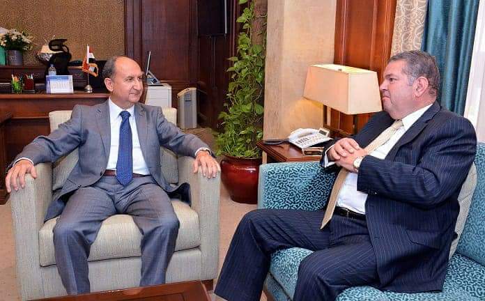 “نصار” و”توفيق” يبحثان تطوير شركات قطاع الأعمال الصناعية