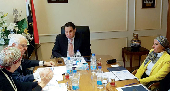 «بدوى» يعرض على «كونكورد» الدولية فرص استثمارية بمصر