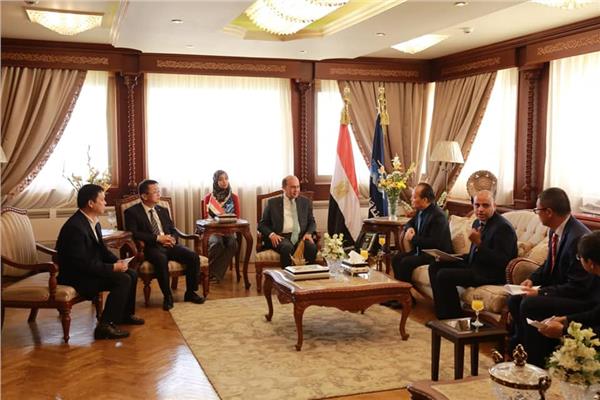 افتتاح الخط الثالث لمصنع “جوشى مصر” للفايبر جلاس بالعين السخنة