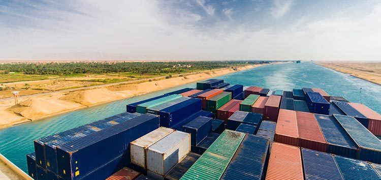 قناة السويس ؛ صادرات ؛ واردات