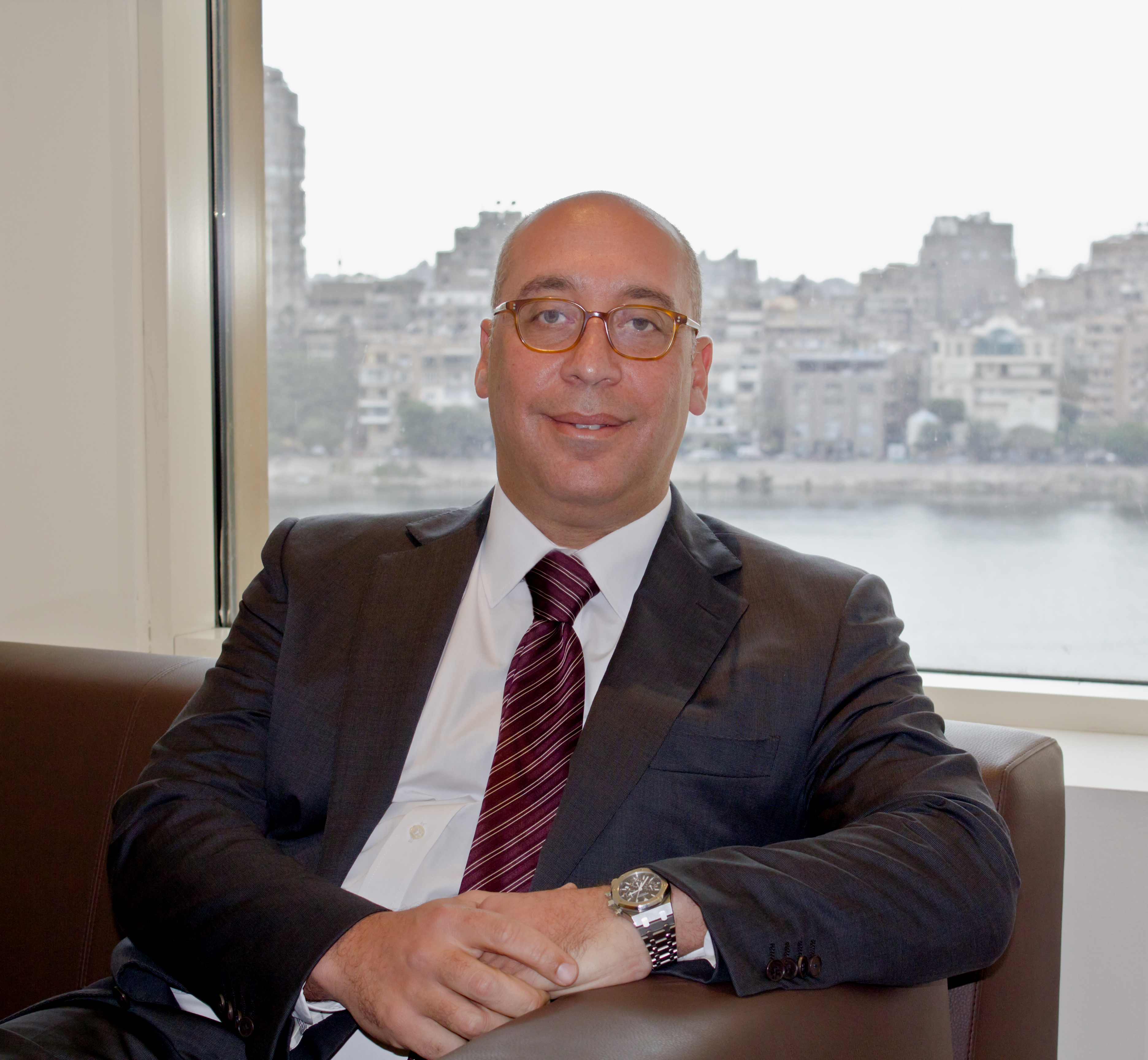  باسم عزب العضو المنتدب لشركة بلتون المالية القابضة