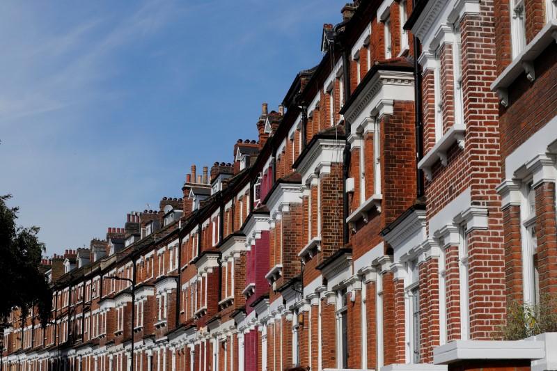 FILE PHOTO: Terraced houses are seen in Primrose Hill, London, Britain September 24, 2017. REUTERS/Eddie Keogh/File Photo