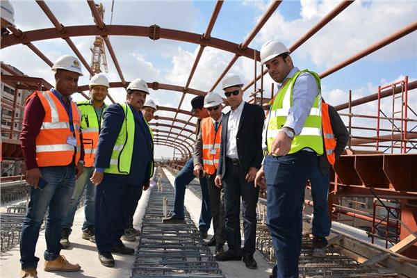 “شعت” يتفقد معدلات التنفيذ بالمرحلة الرابعة للخط الثالث للمترو