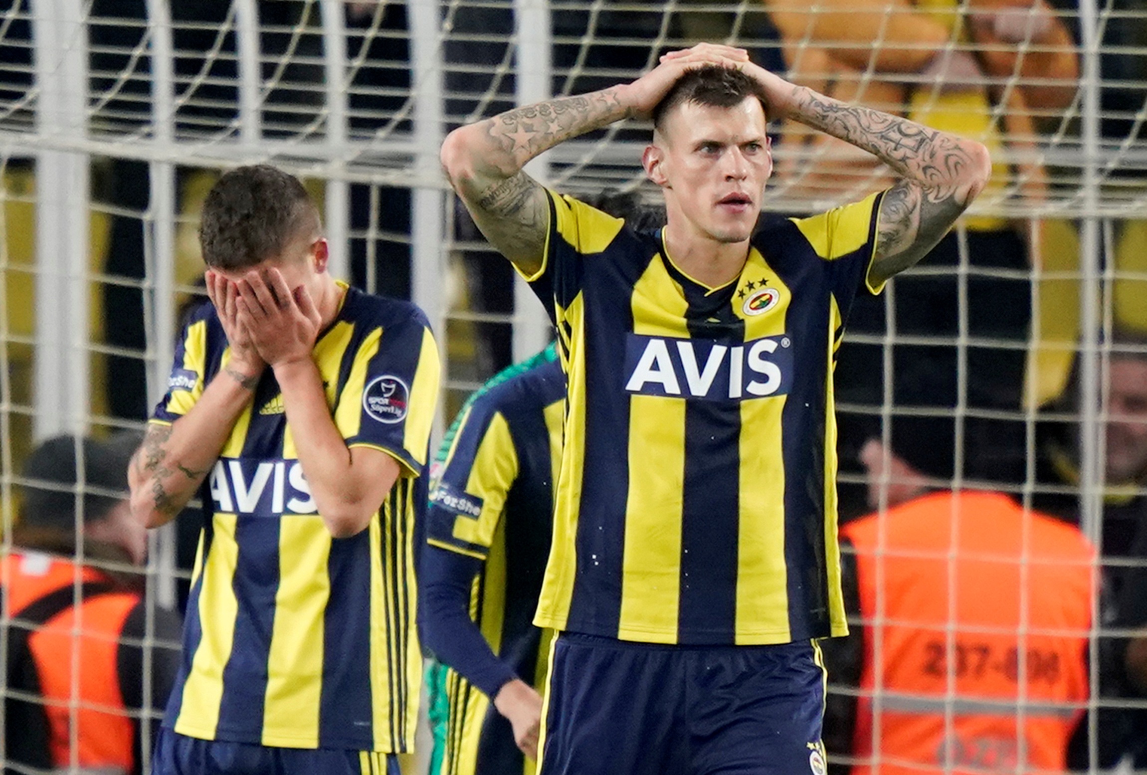 FILE PHOTO: Fenerbahce's Martin Skrtel reacts at Sukru Saracoglu Stadium, Istanbul, Turkey - December 3, 2018. REUTERS/Murad Sezer/File Photo