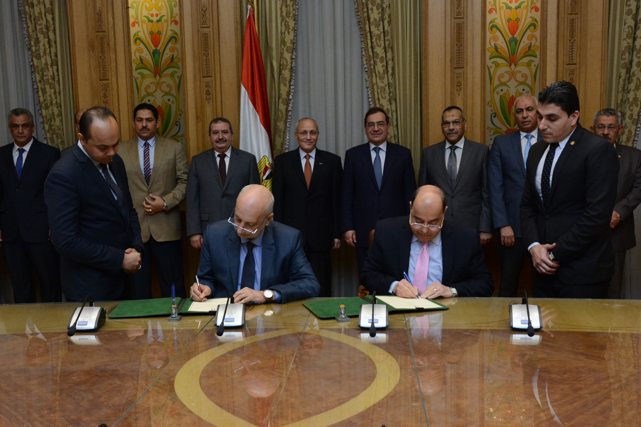 “الإنتاج الحربى” يوقع مع “إيجاس” بروتوكول تعاون لإنتاج عدادات الغاز الذكية