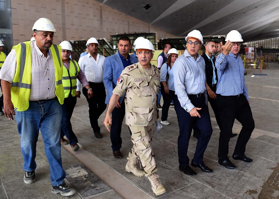 رئيس الوزراء يوجه بسرعة الانتهاء من المتحف المصرى الكبير