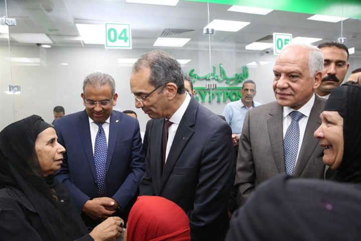 بدء تشغيل مركز الخدمات البريدية المتكاملة بالمنصورية