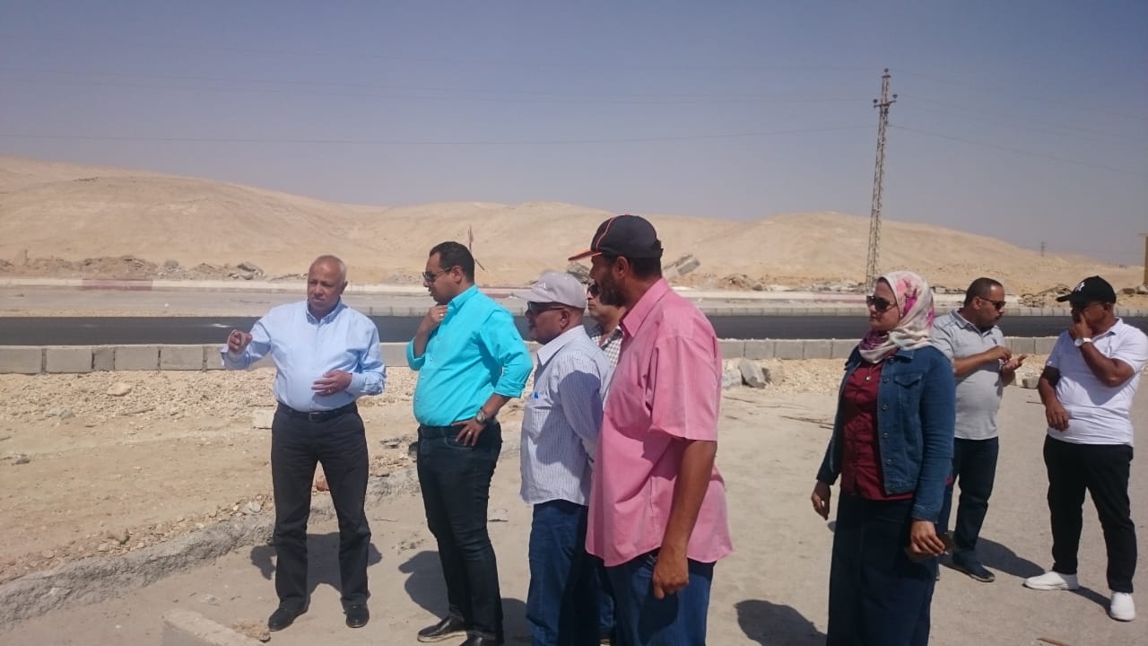 مساعد نائب رئيس”المجتمعات العمرانية” يتفقد مشروعات المنيا الجديدة