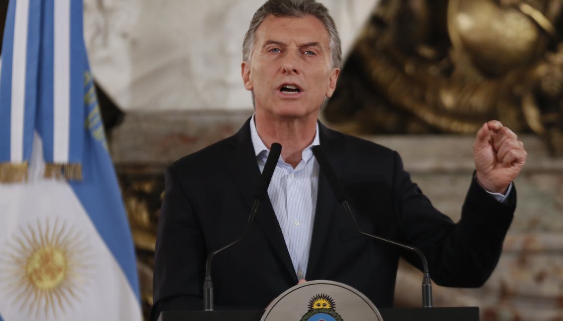 الرئيس الأرجنتينى ماوريسيو ماكرى