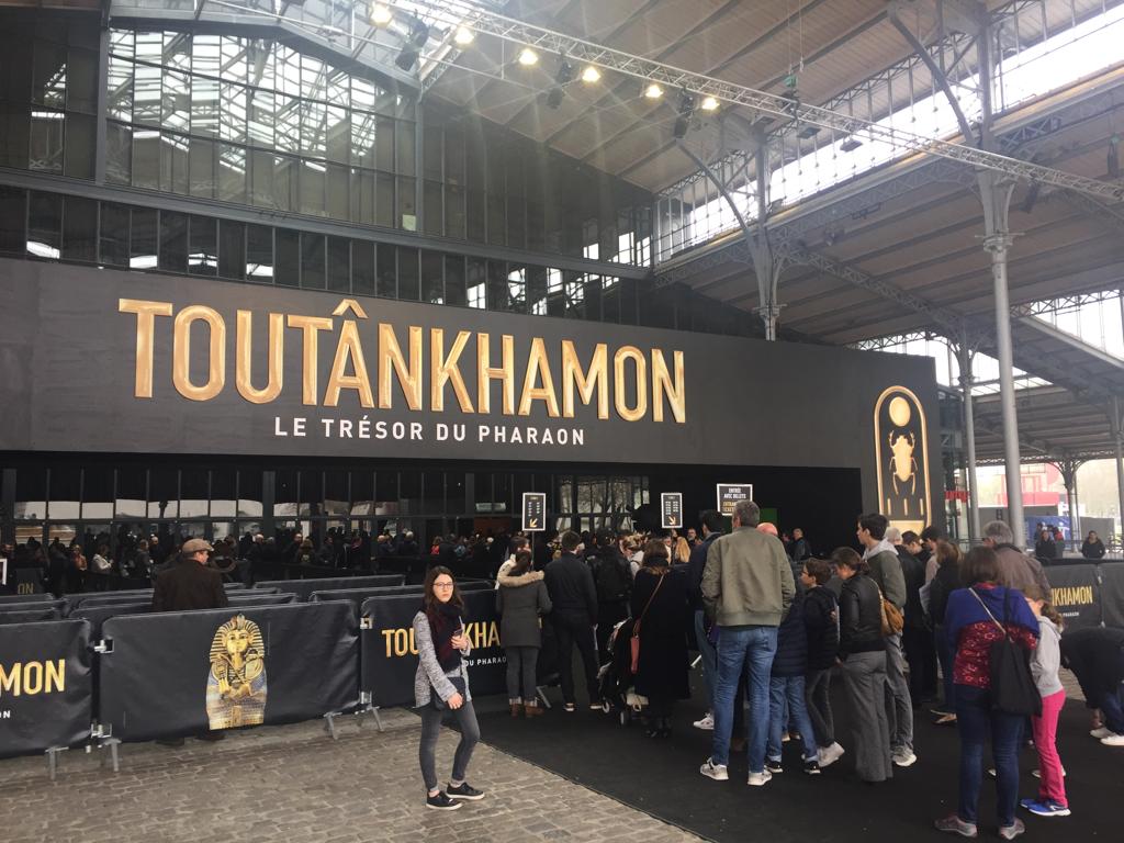 معرض توت عنخ آمون فى فرنسا