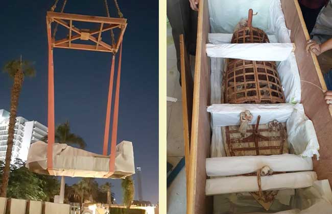 “المتحف الكبير” يستقبل 140 قطعة أثرية