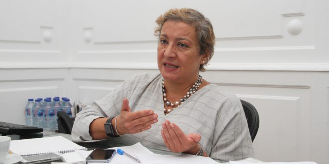 إيمان إسماعيل الرئيس التنفيذى لشركة إيجى ليس للتأجير التمويلى