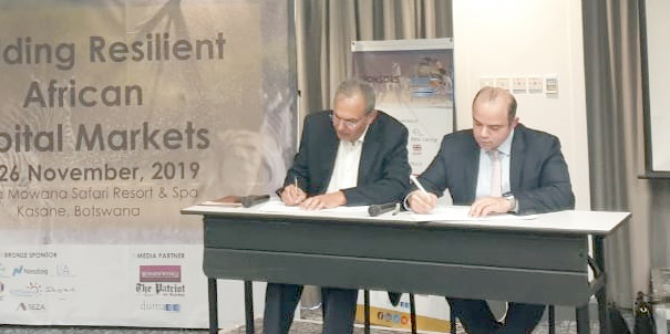 مذكرة تعاون بين اتحاد البورصات العربية والإفريقية لتنمية أسواق المال