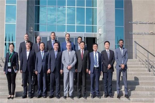 وفد صينى في المنطقة الاقتصادية لقناة السويس