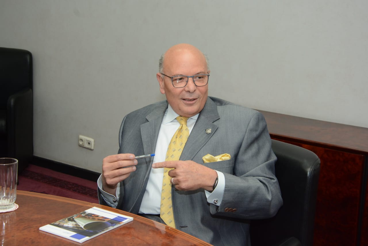 إسماعيل لقمة رئيس شعبة المواسير بغرفة مواد البناء باتحاد الصناعات و رئيس مجموعة لقمة