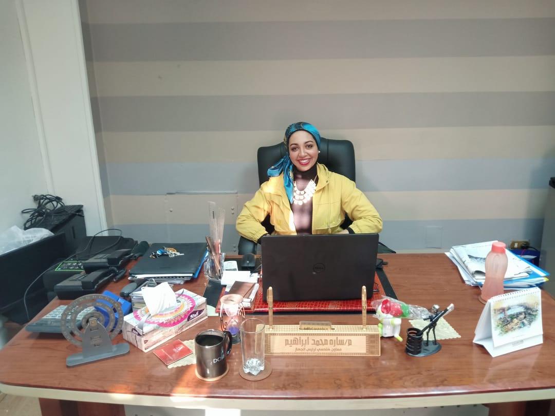 سارة إبراهيم معاون رئيس جهاز مدينة الشيخ زايد