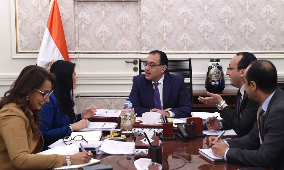 مصطفى مدبولى و رانيا المشاط