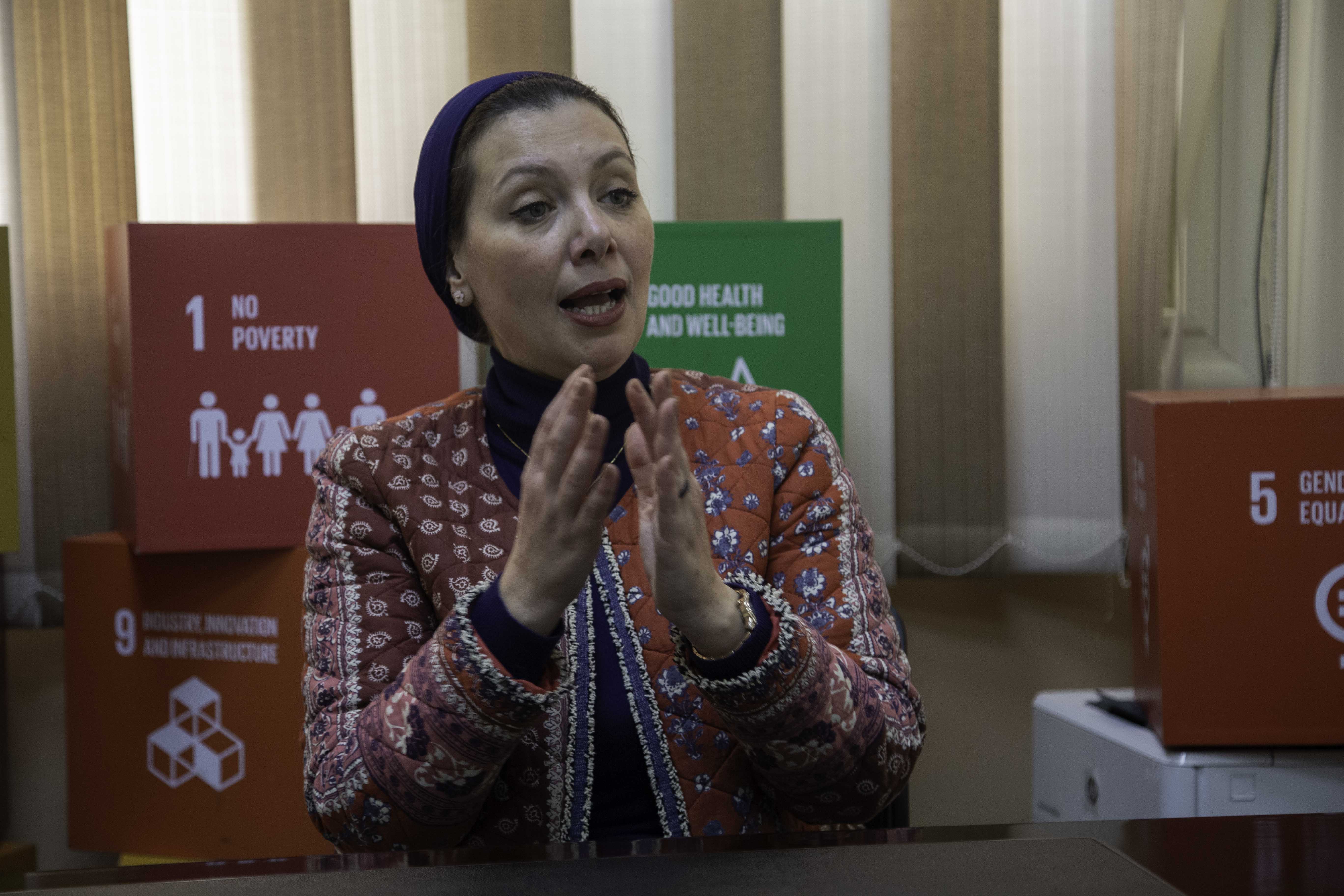 هويدا بركات رئيس وحدة التنمية المستدامة فى وزارة التخطيط والتنمية الاقتصادية