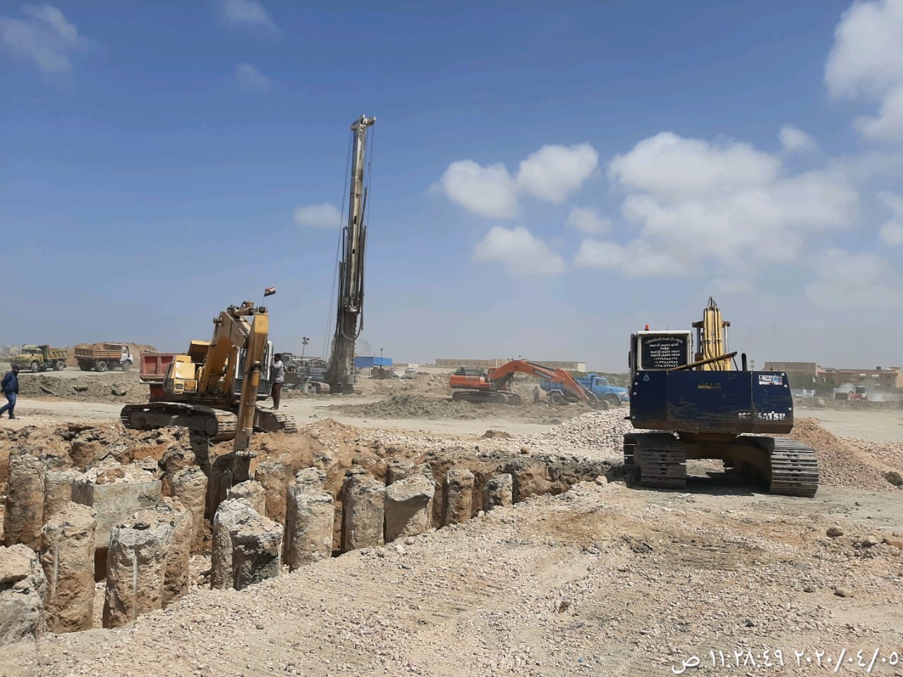 تنفيذ أساسات 15 برجاً سكنياً فى “غرب كارفور” بالإسكندرية