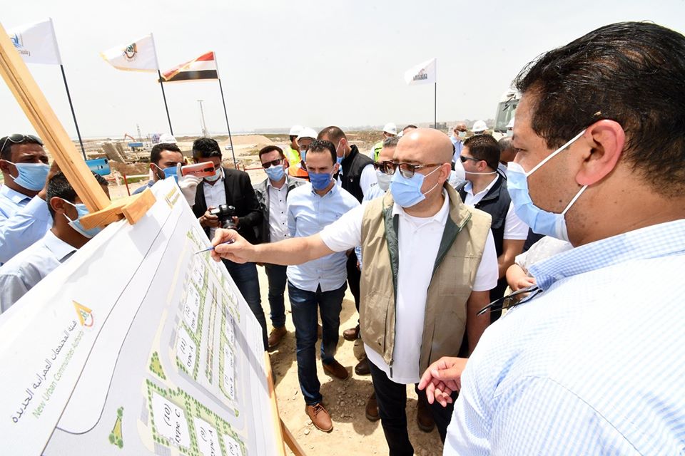 زيارة وزير الإسكان لمشروع صوارى - غرب كارفور بمحافظة الإسكندرية