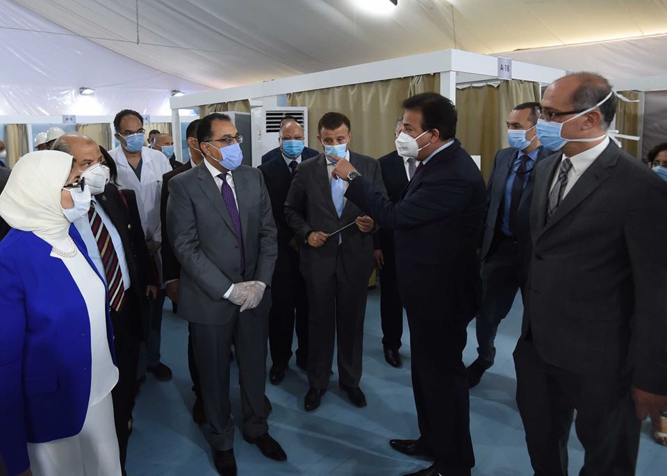 رئيس الوزراء: تشغيل المستشفى الميدانى بجامعة عين شمس الخميس المقبل لمواجهة “كورونا”