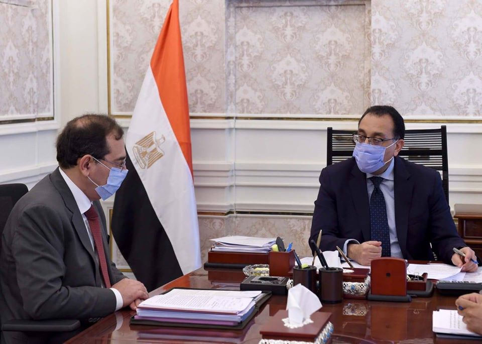 مصطفى مدبولى رئيس مجلس الوزراء و طارق الملا وزير البترول