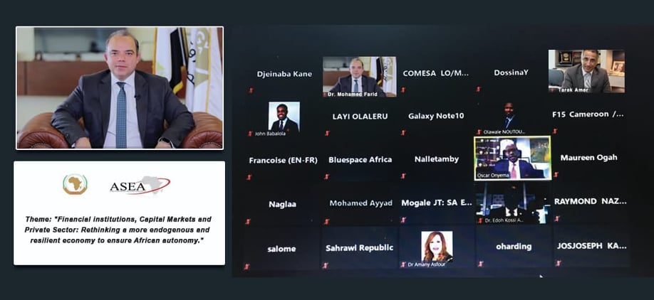 رئيس البورصة يشارك في مؤتمر “كيفية تطوير اقتصادات إفريقية أكثر محلية ومرونة”