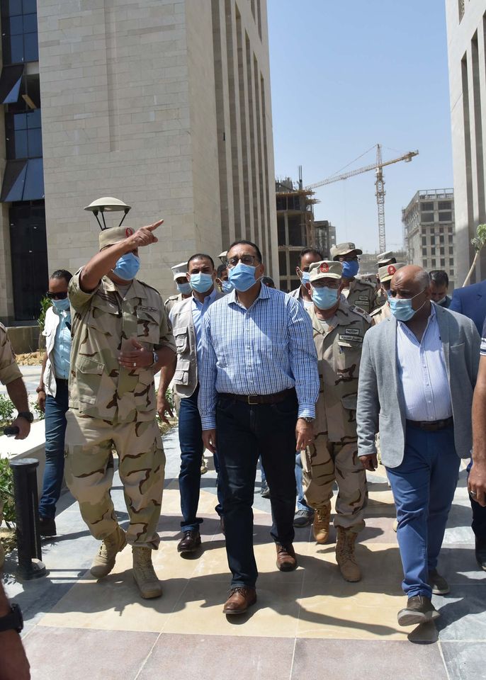 مصطفى مدبولى رئيس مجلس الوزراء ؛ العاصمة الإدارية