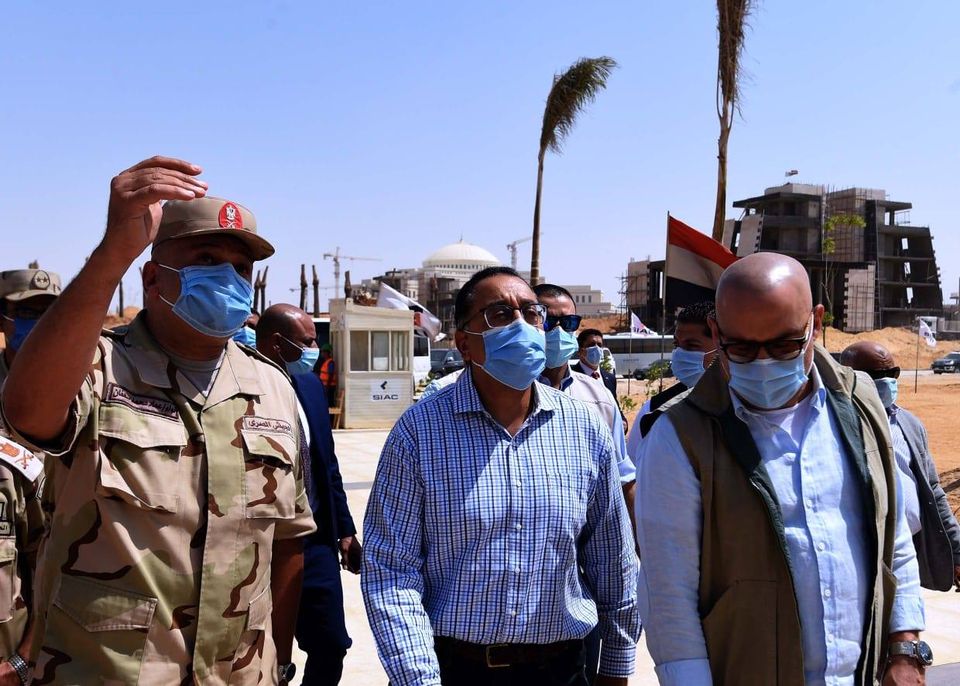 مصطفى مدبولى رئيس مجلس الوزراء ؛ العاصمة الإدارية