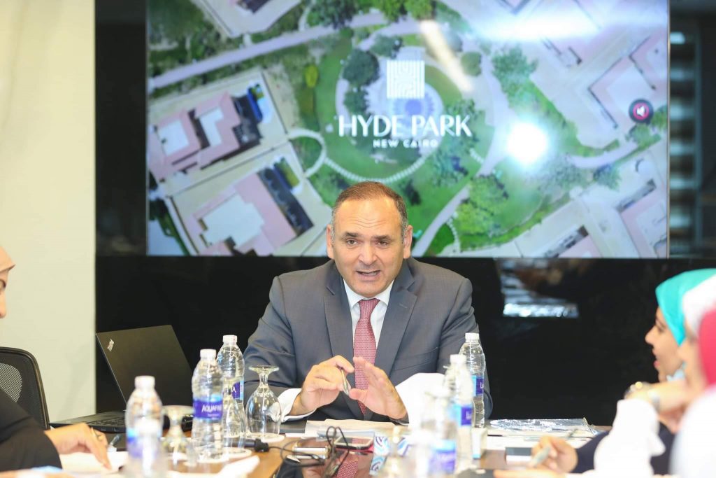 أمين سراج الرئيس التنفيذى لشركة هايد بارك للتنمية العقارية