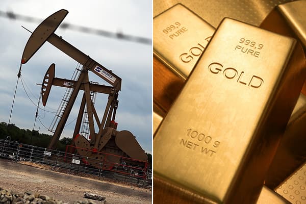 النفط والذهب