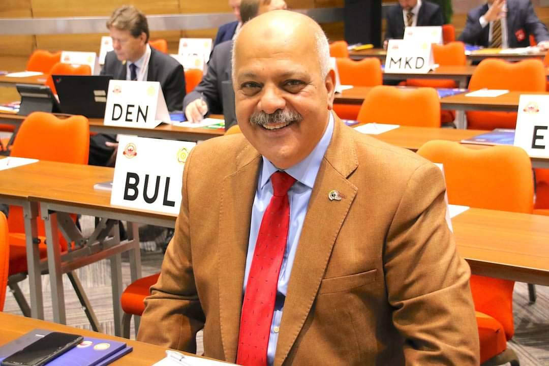 حازم حسنى رئيس الاتحاد المصرى للرماية