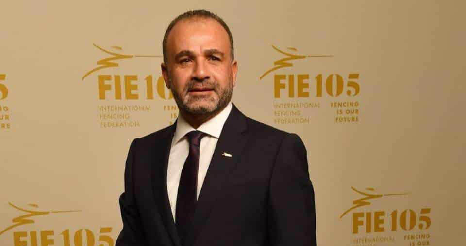 عبد المنعم الحسينى رئيس الاتحاد المصرى للسلاح