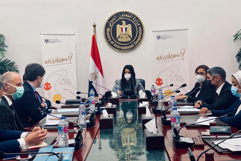 “التعاون الدولى” تبحث مع بعثة الخزانة الفرنسية أوجه التعاون المستقبلية