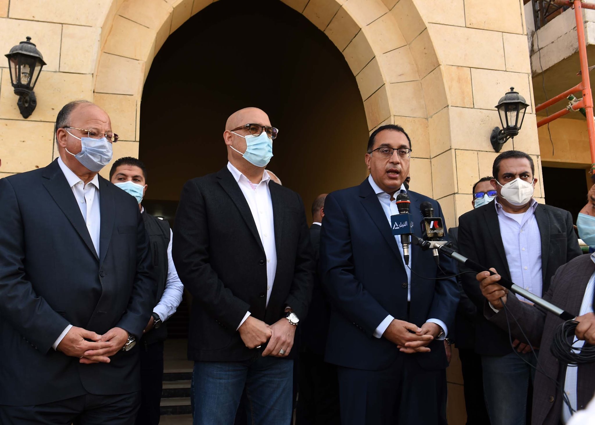 رئيس الوزراء يتفقد مشروع تطوير منطقة مثلث ماسبيرو