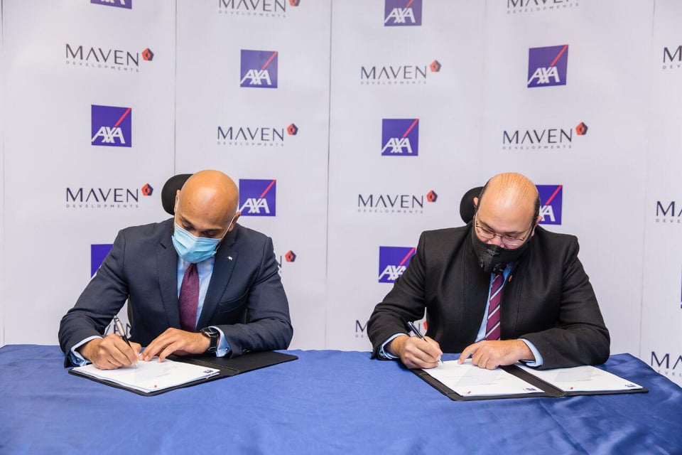 "مافين للتطوير" تتعاقد مع "أكسا" لتوفير خدمات تأمينية لمالكى وحدات "باى ماونت السخنة"