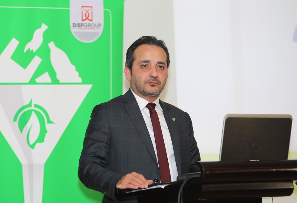 محمد ضيف رئيس شركة جرين مايندس المتخصصة في الحلول البيئية وتدوير البلاستيك