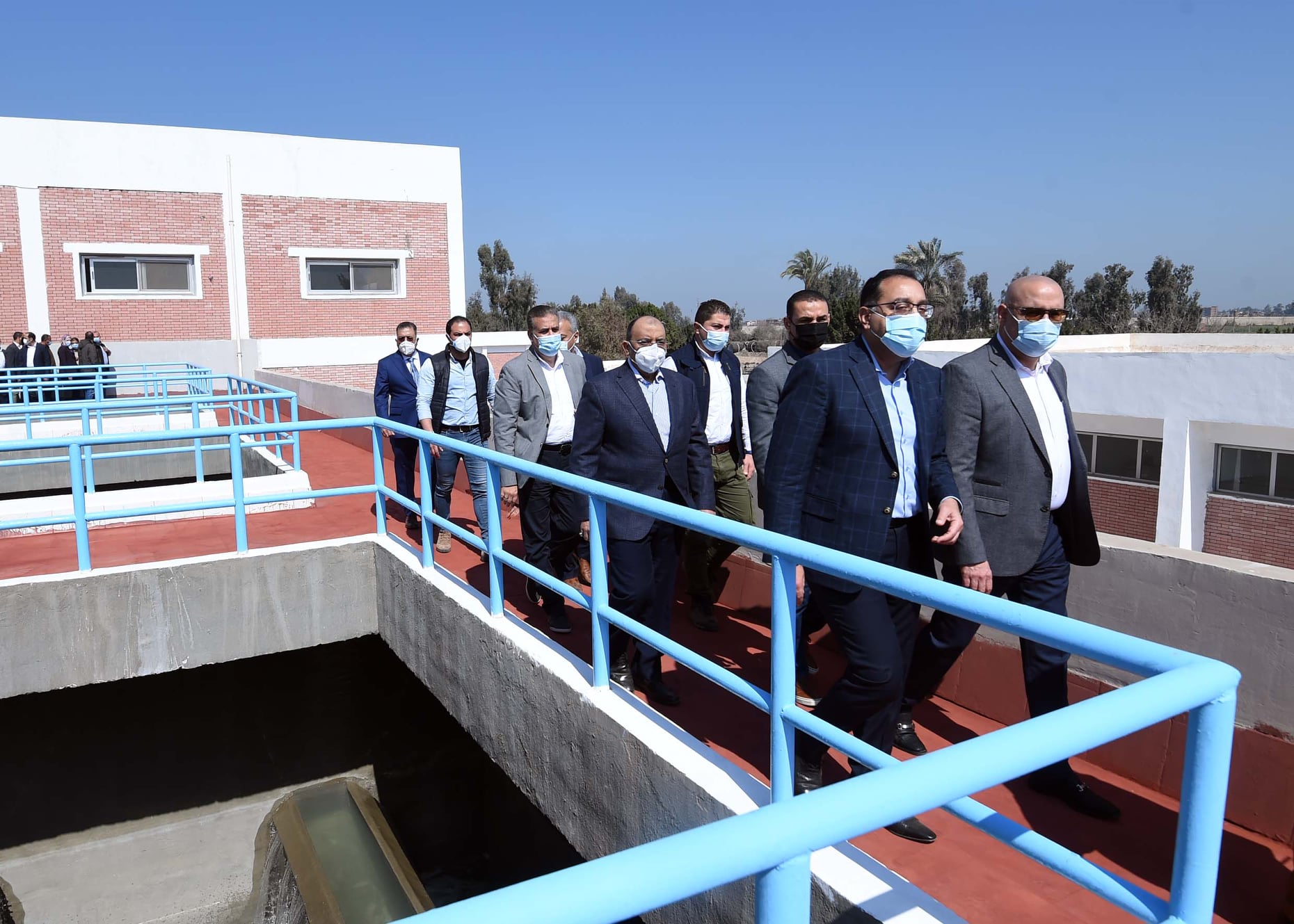 "مدبولى" يتفقد محطة مياه الباجور.. المحطة تخدم نصف مليون مواطن بالمركز والقرى التابعة