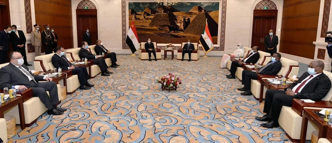 السيسى: التأكيد على حتمية العودة لمفاوضات جادة للتوصل إلى اتفاق عادل بشأن سد النهضة