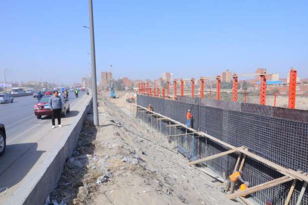 الطرق والكبارى: الانتهاء من تطوير وصلة المريوطية – الاوتوستراد بالطريق الدائرى خلال شهرين