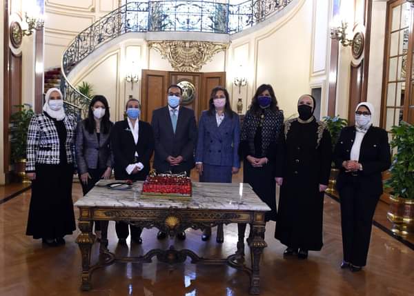 مجلس الوزراء يحتفل بالوزيرات بمناسبة يوم المرأة المصرية